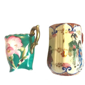 Vintage made in Japan Art Decor Small Teacups 2 Pieces lot